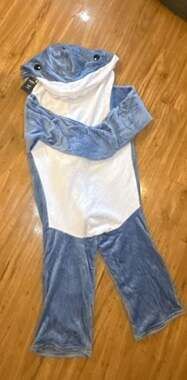 Halloween Collection Shark Plush Onesie Costume